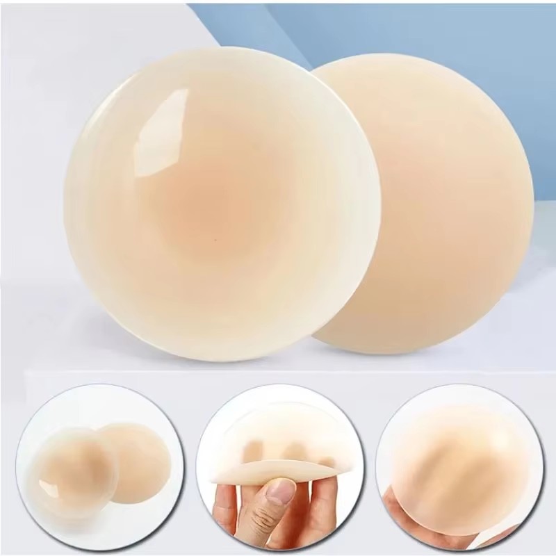 Silicone Bra Adhesive - 1 Pair Reusable Breast Petals Nipple