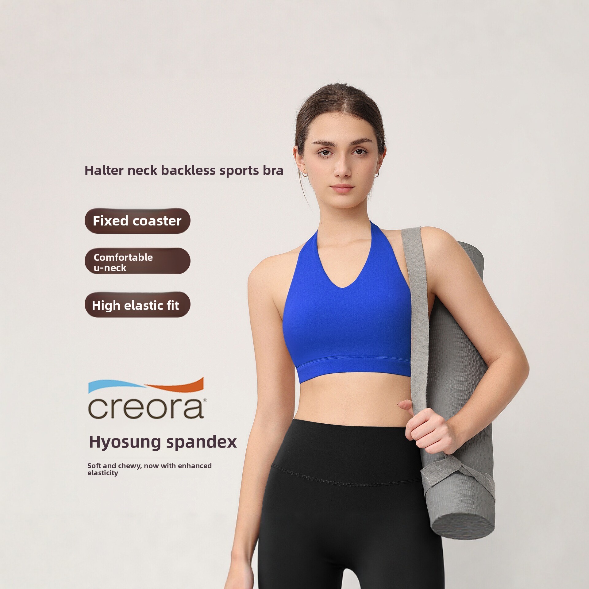 Women's Halter Sports Bra with - Push Up Bra Padded review and price
