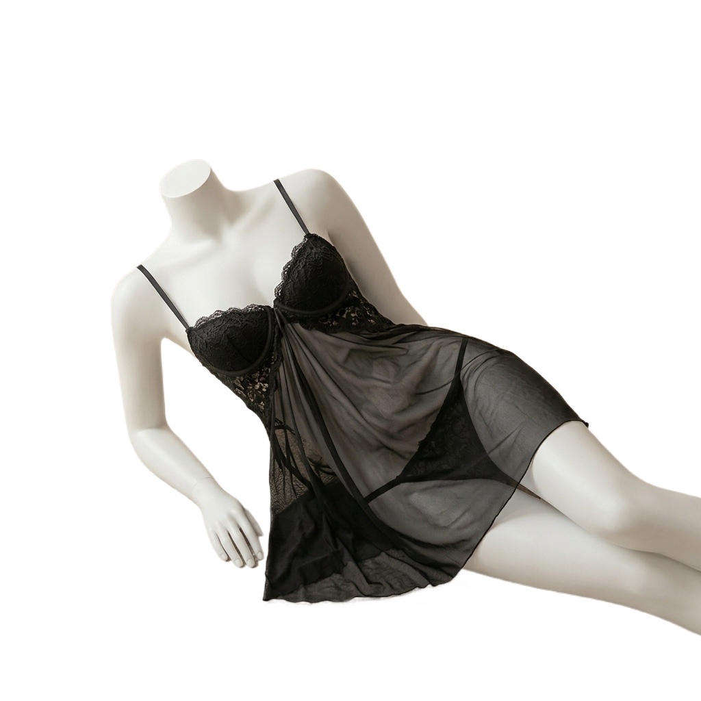 Women Lace Babydoll Lingerie S - Babydoll Chemise Night review and price